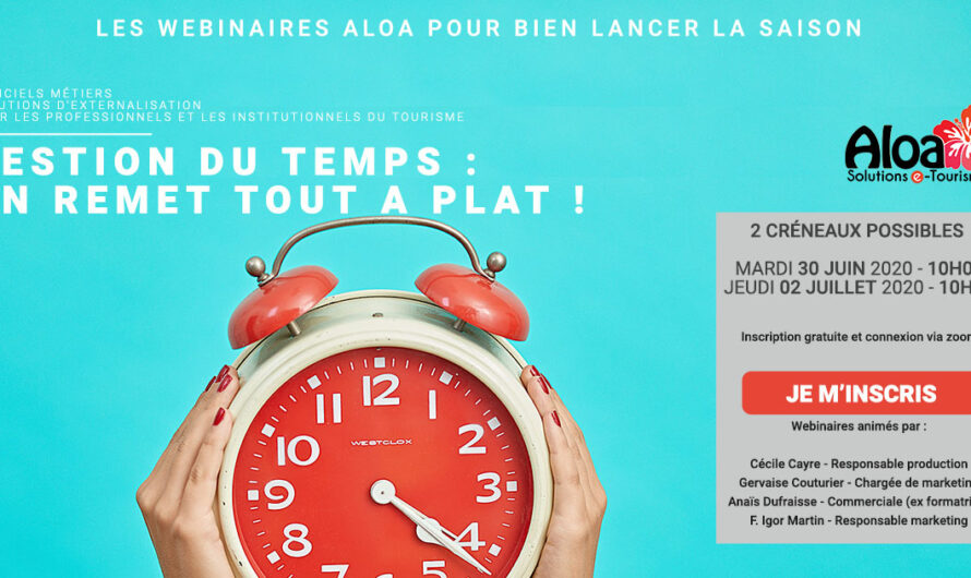 WEBINAIRE GESTION DU TEMPS
