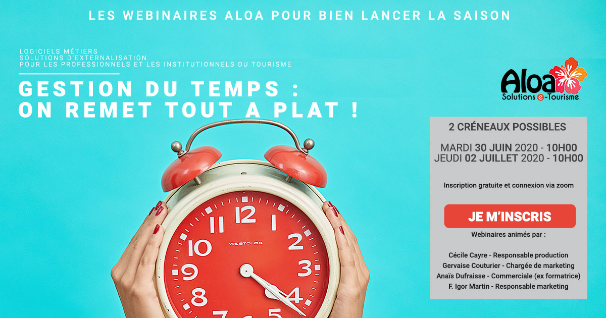 Visuel webinaire gestion du temps