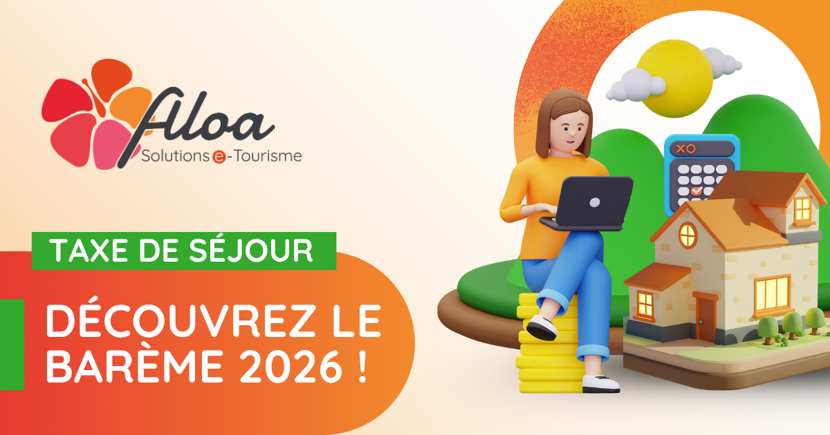 taxe de séjour barème 2026 aloa déclaration tourisme